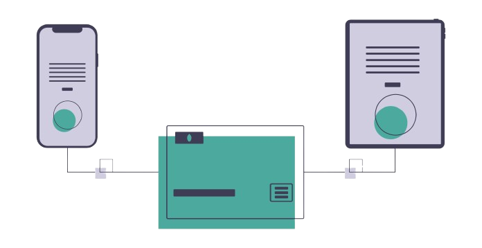 Payment infrastructure illustration